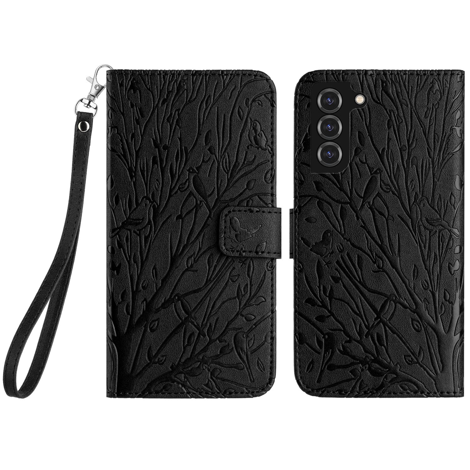 For Samsung Galaxy S22 5G Case Wallet Stand Imprinted PU Leather Phone Cover For Samsung Galaxy S22 5G Case Wallet Stand Imprinted PU Leather Phone Cover